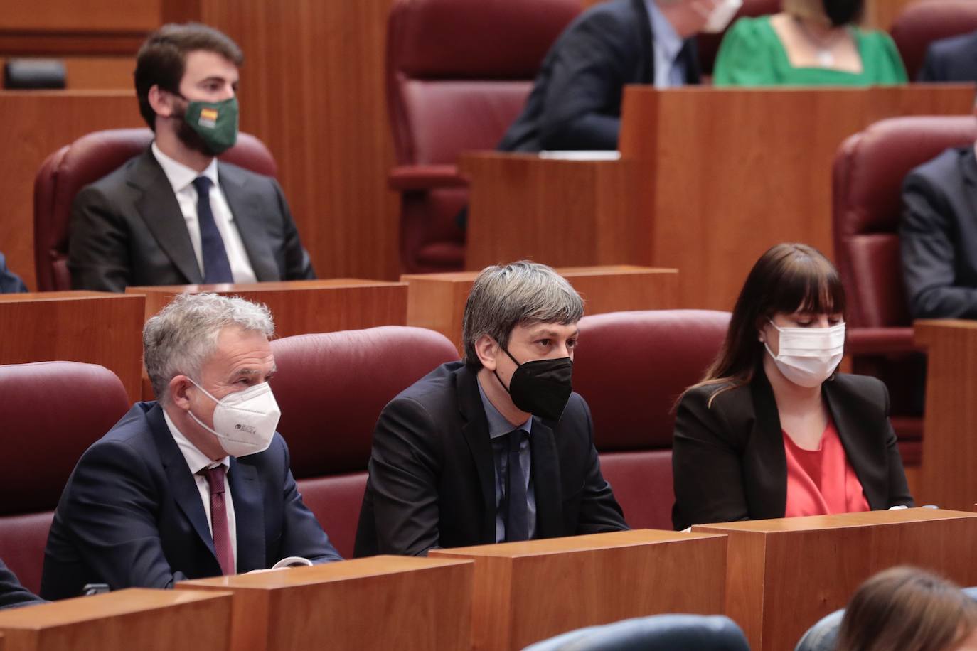 Diferentes momentos del acto de constitución de las Cortes. 