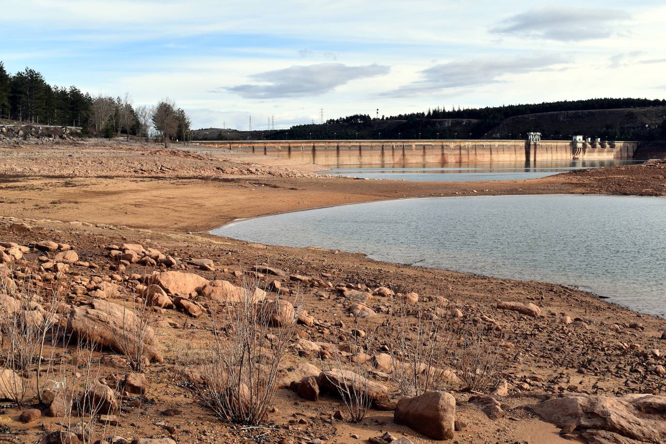 Fotos: Los embalses de Palencia se asoman a la alerta por sequía