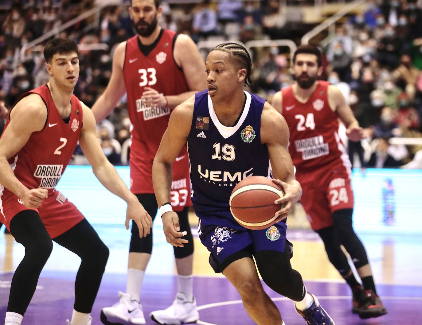 El UEMC Real Valladolid cae en casa ante el Basquet Girona. 