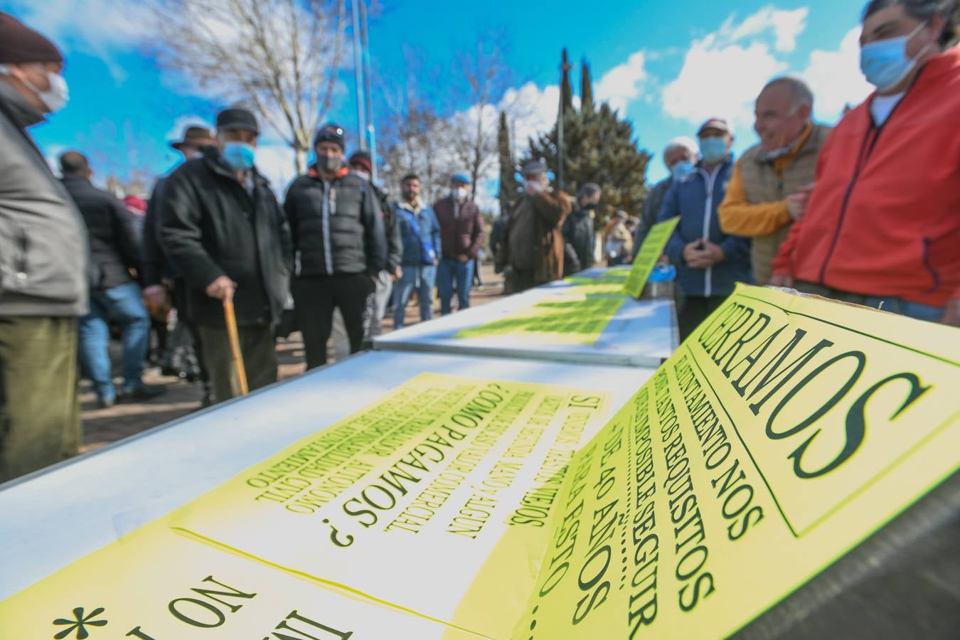 Fotos: Indignación en el rastro de Valladolid