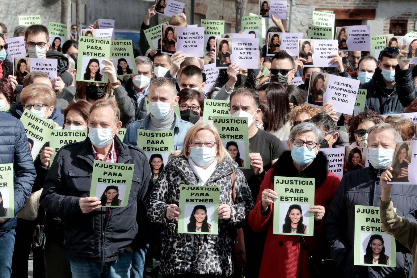 Fotos: Traspinedo recuerda a Esther López dos meses después de su muerte