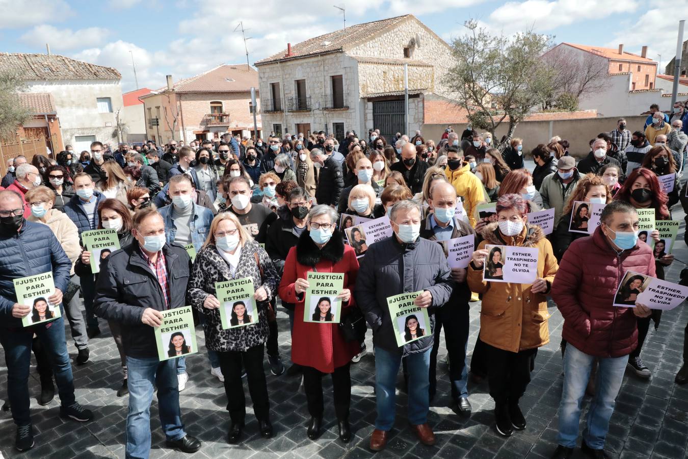 Fotos: Traspinedo recuerda a Esther López dos meses después de su muerte
