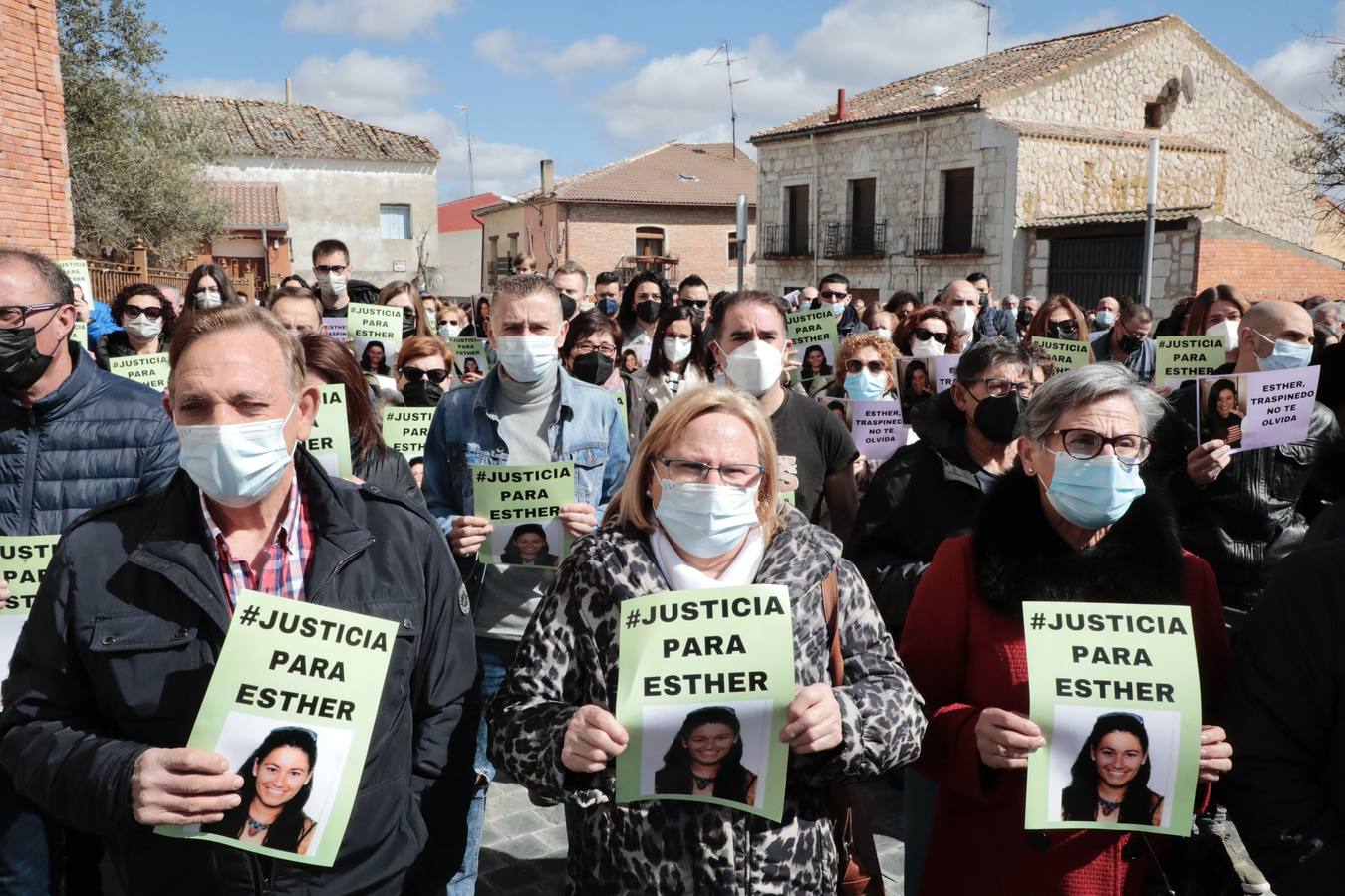Fotos: Traspinedo recuerda a Esther López dos meses después de su muerte