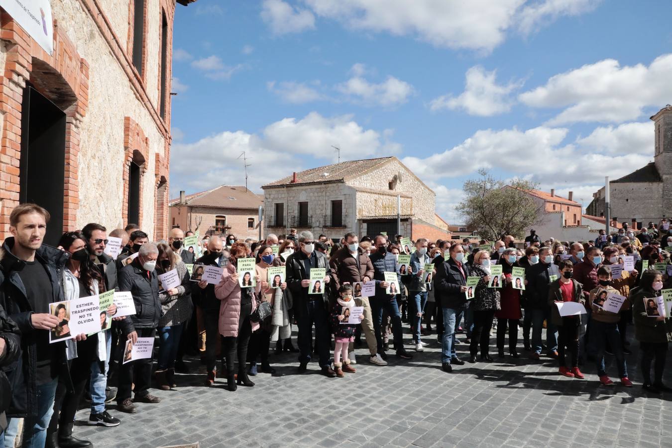 Fotos: Traspinedo recuerda a Esther López dos meses después de su muerte