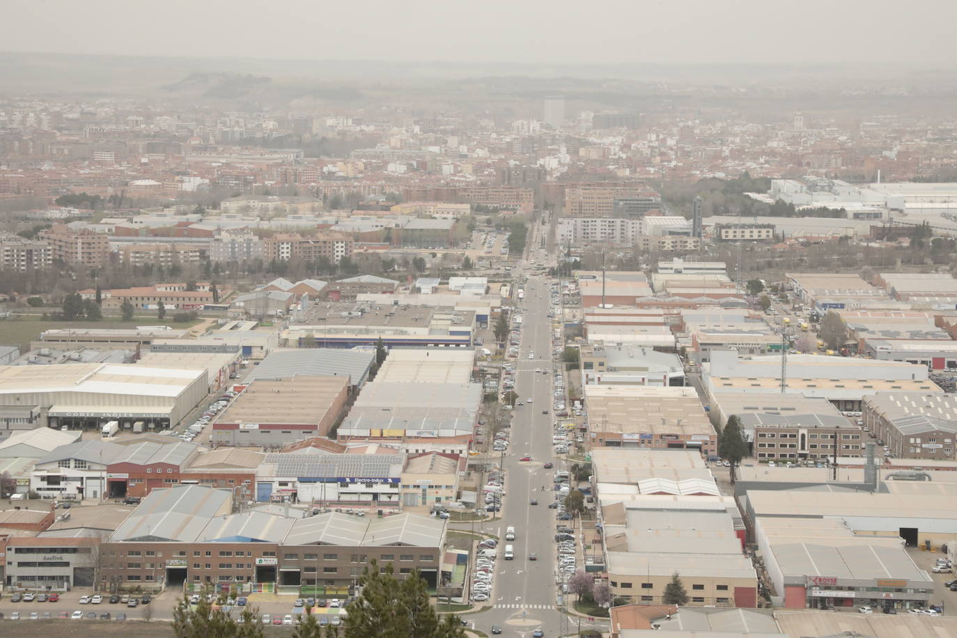 Fotos: Las estampas de la calima en Valladolid