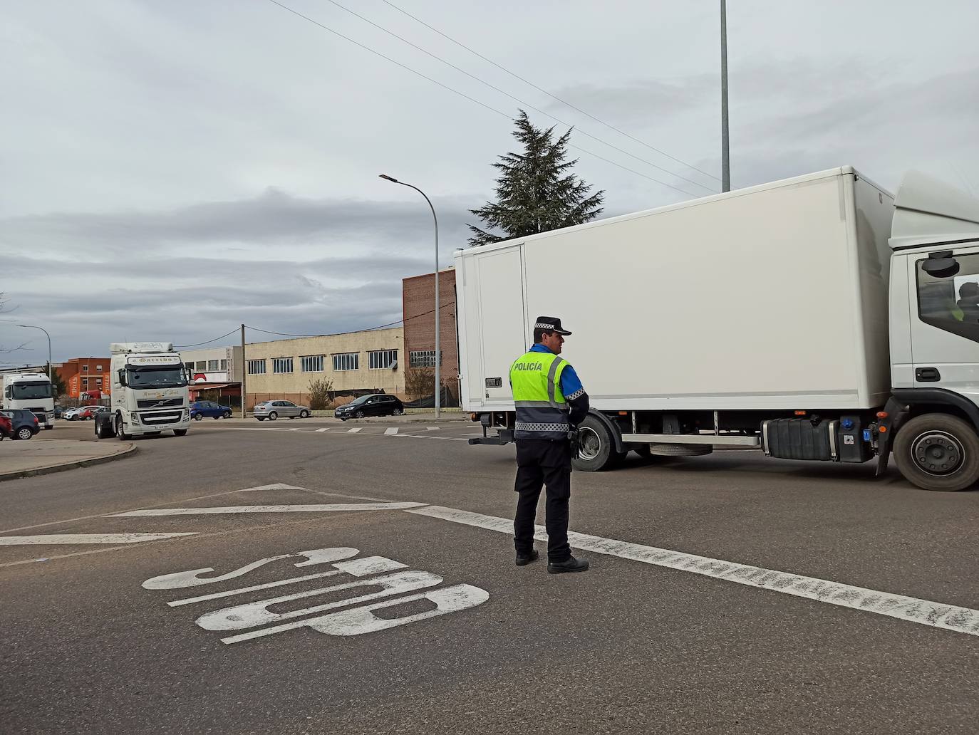 Fotos: La caravana de camiones, a su paso por Valladolid