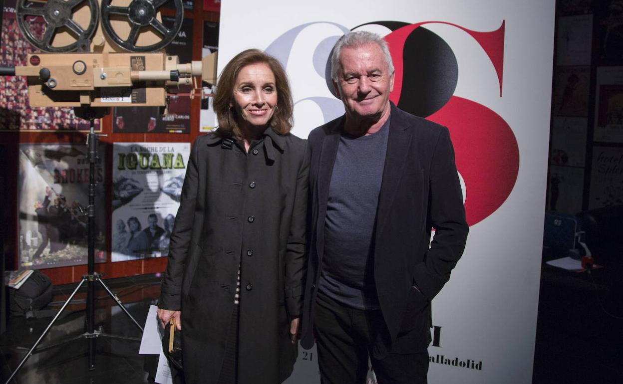 Ana Belén y Víctor Manuel, en la Seminci de 2017.