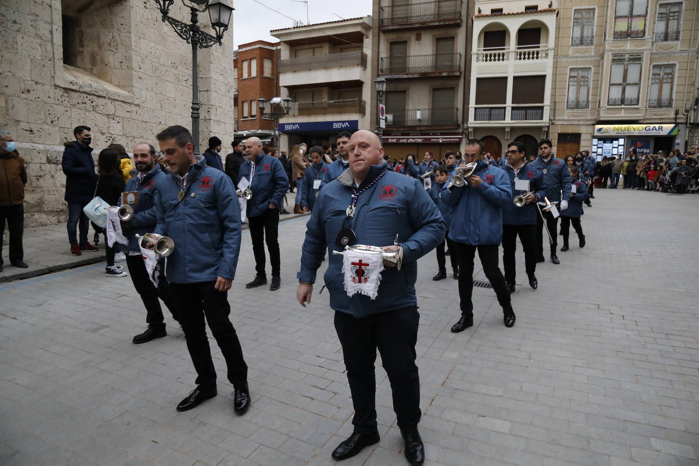 Fotos: Desfile de bandas de Semana Santa de Peñafiel
