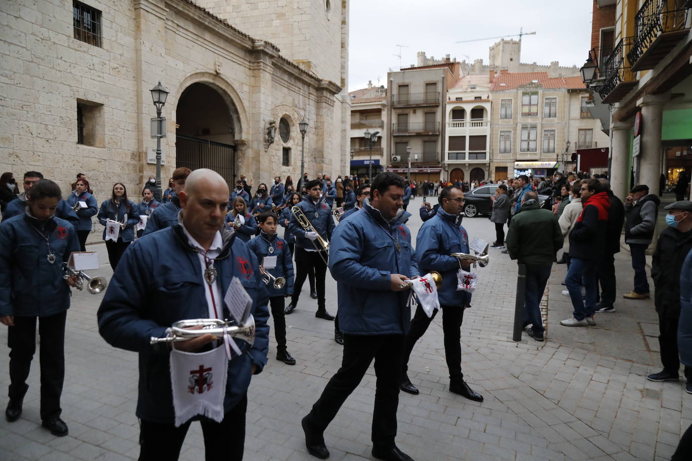 Fotos: Desfile de bandas de Semana Santa de Peñafiel
