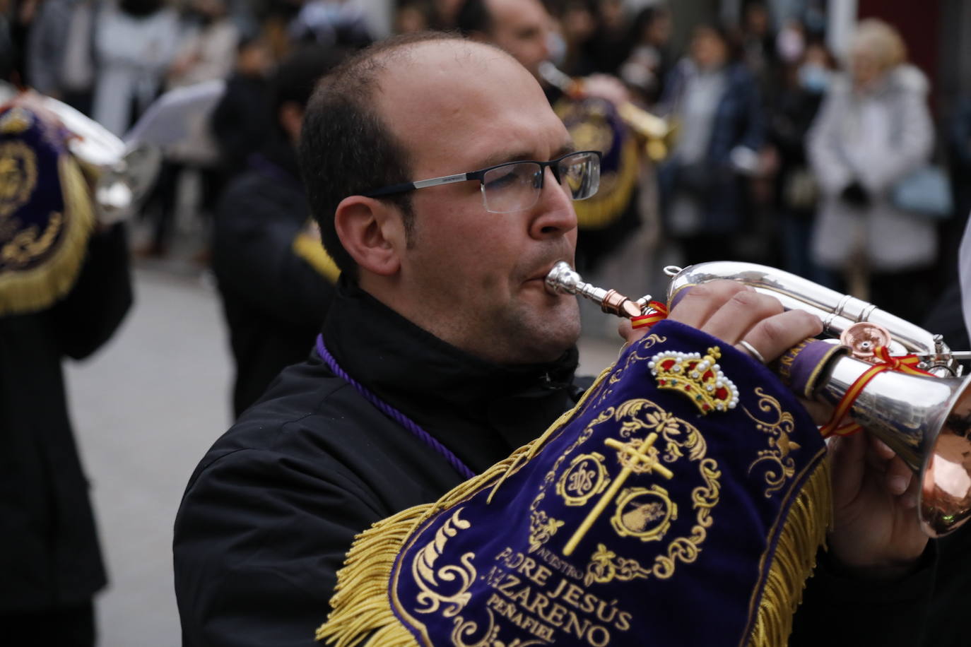 Fotos: Desfile de bandas de Semana Santa de Peñafiel