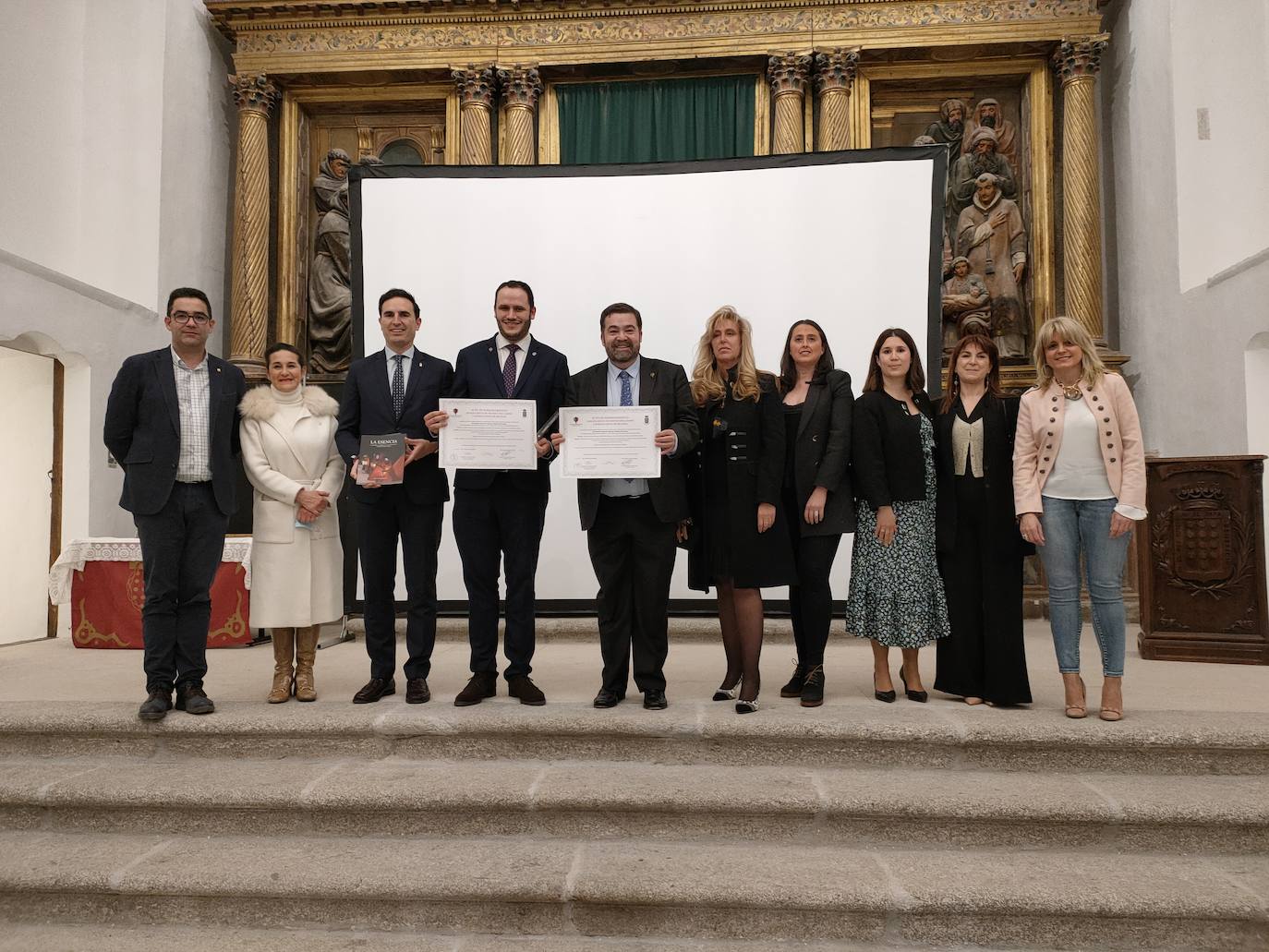 Acto de hermanamiento celebrado ayer.