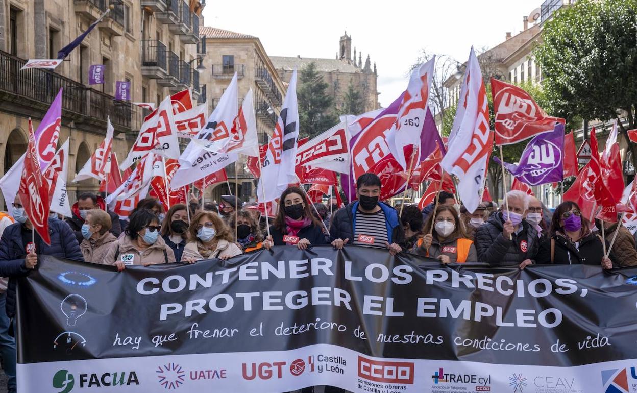 Concentración para exigir la contención de precios de la energía y proteger el empleo