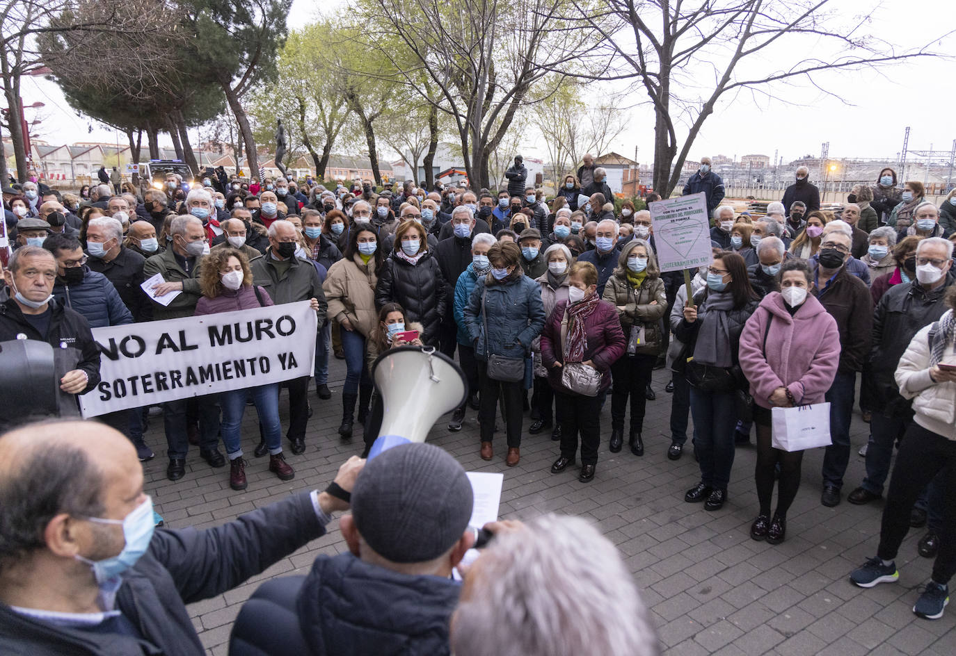 Fotos: Manifestación por el soterramiento en Valladolid