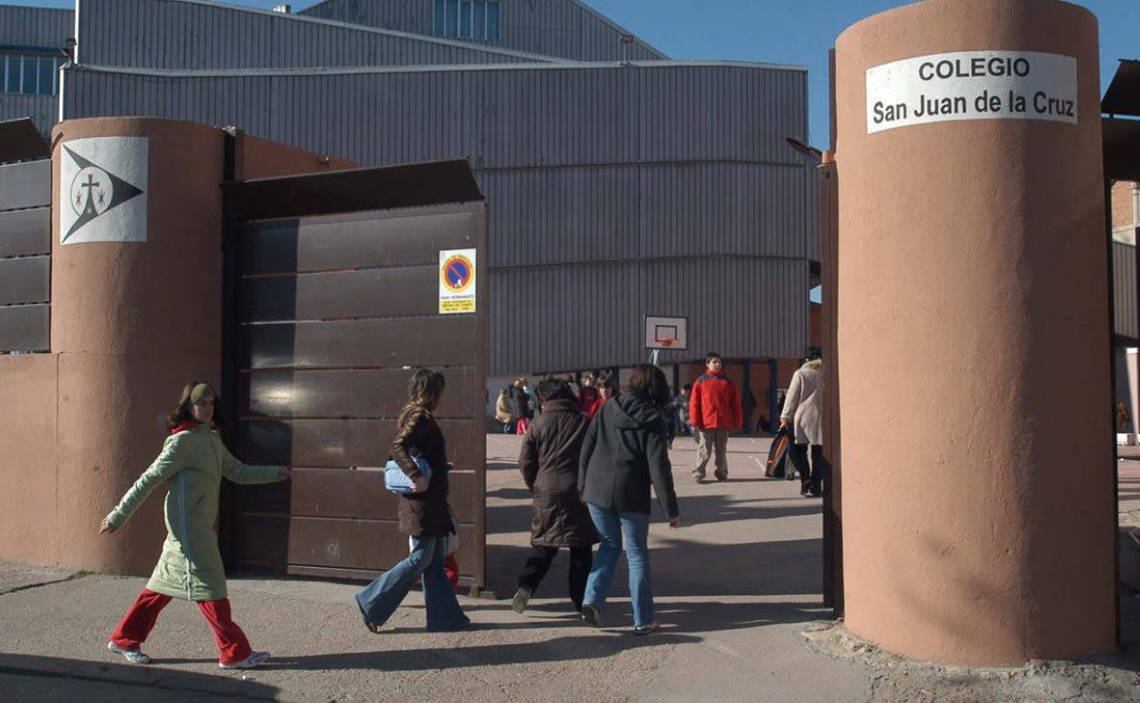 Colegio San Juan de la Cruz, de Medina, donde impartía clase el profesor encausado. 