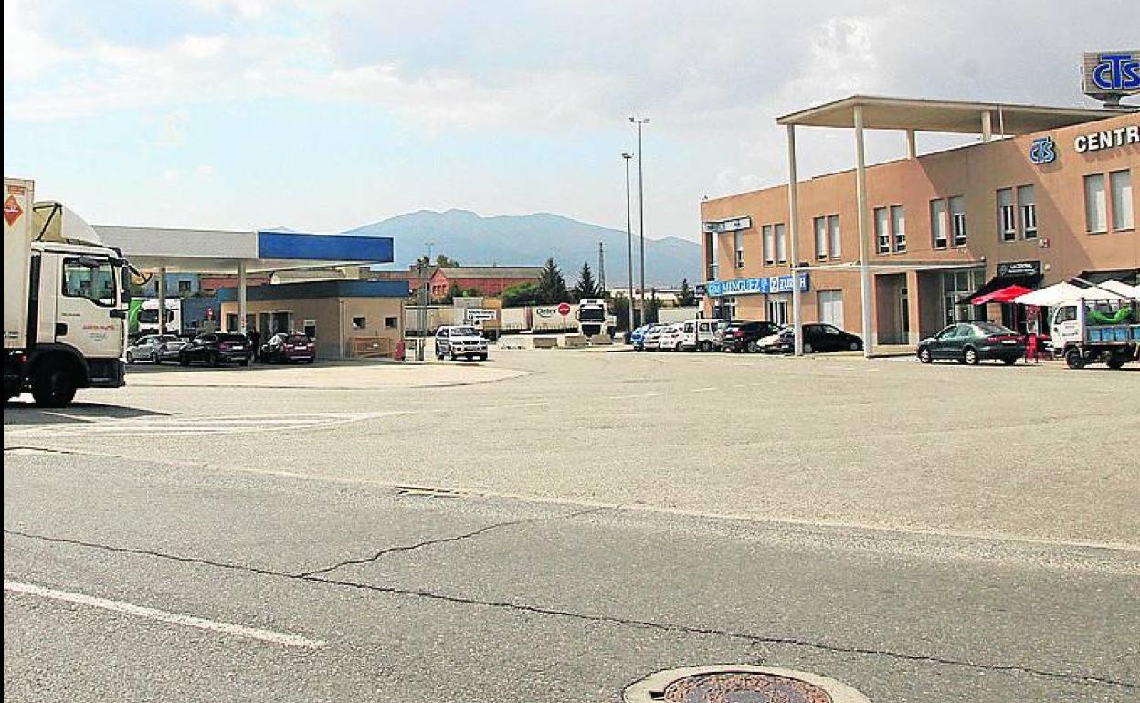 Estado actual del centro de transportes. 