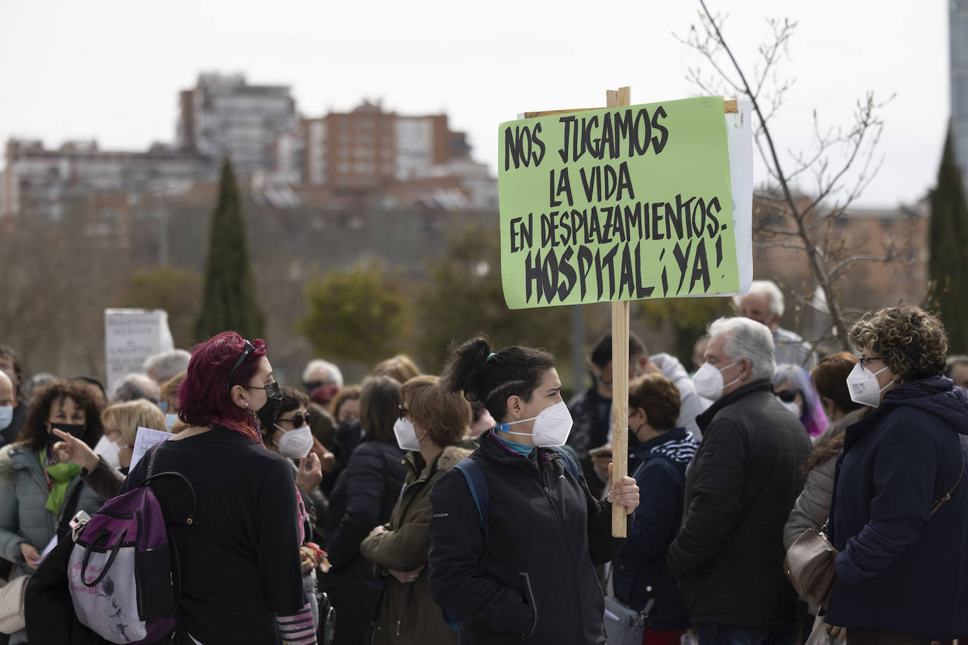 Fotos: Manifestación en Valladolid a favor de la sanidad rural