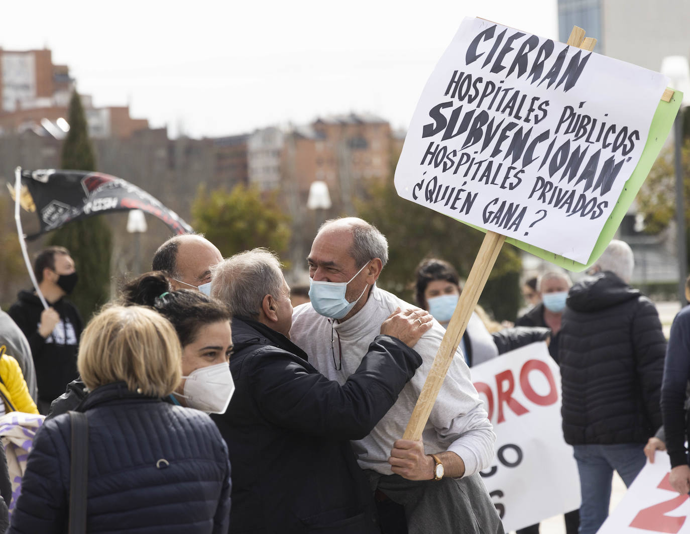 Fotos: Manifestación en Valladolid a favor de la sanidad rural