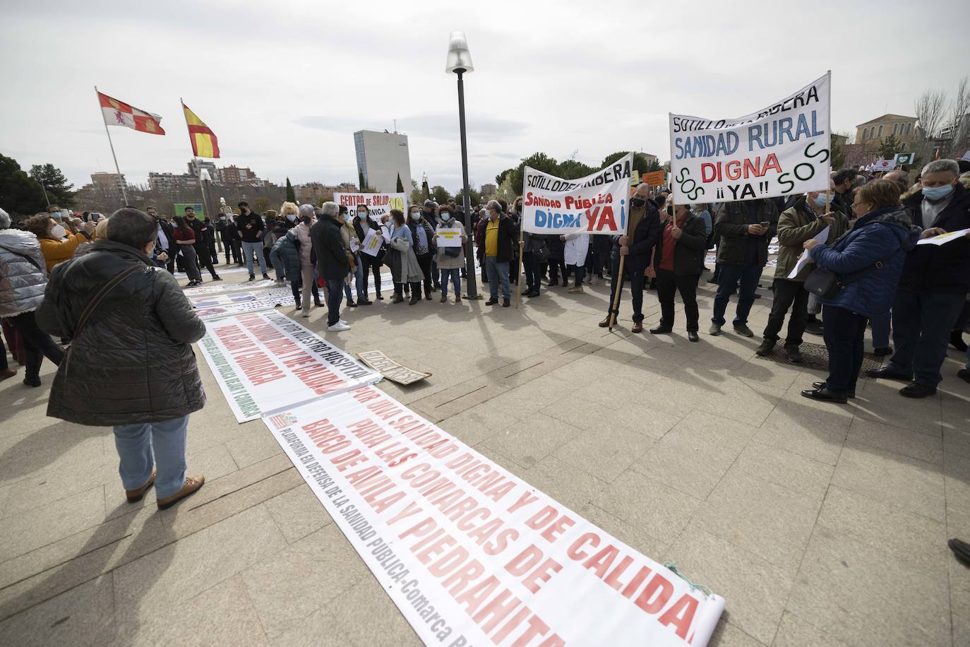 Fotos: Manifestación en Valladolid a favor de la sanidad rural