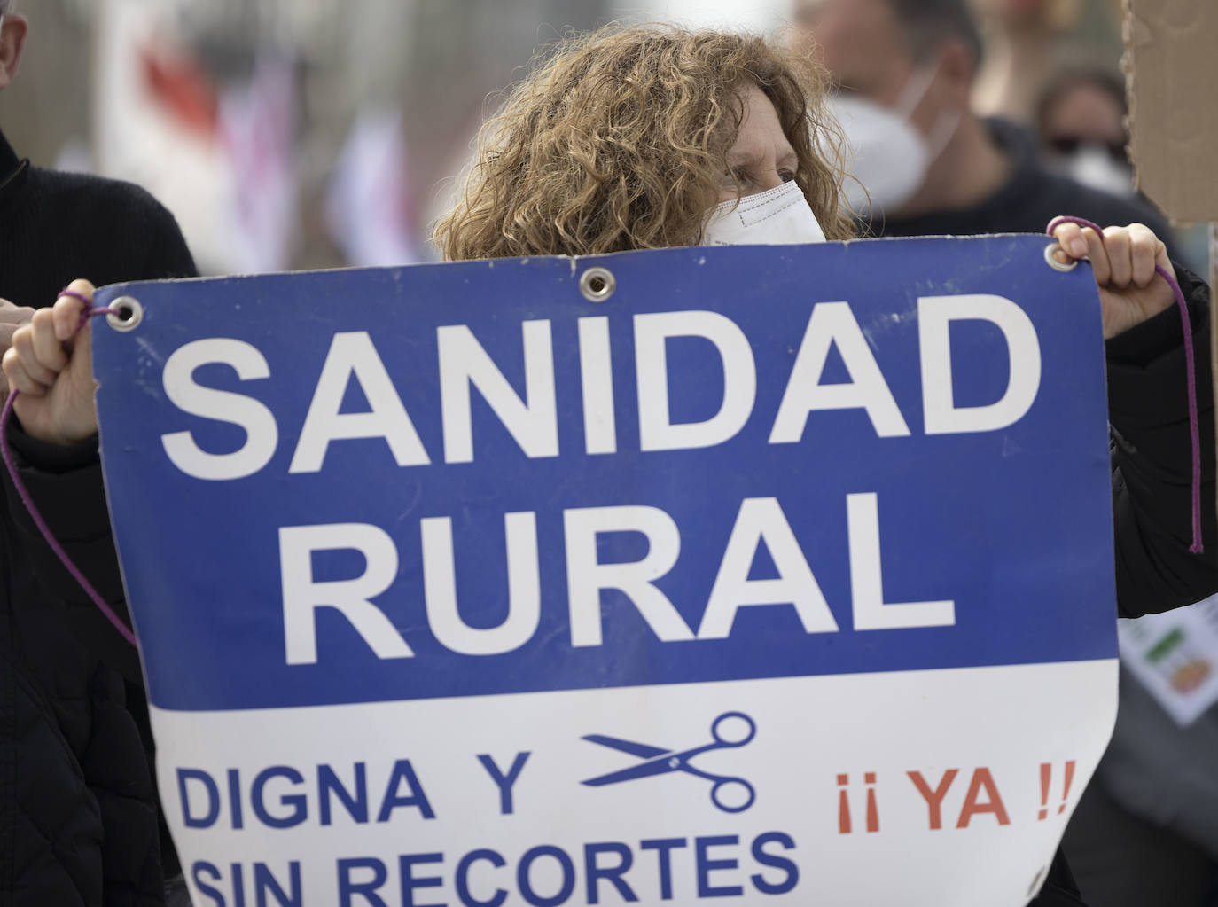 Fotos: Manifestación en Valladolid a favor de la sanidad rural