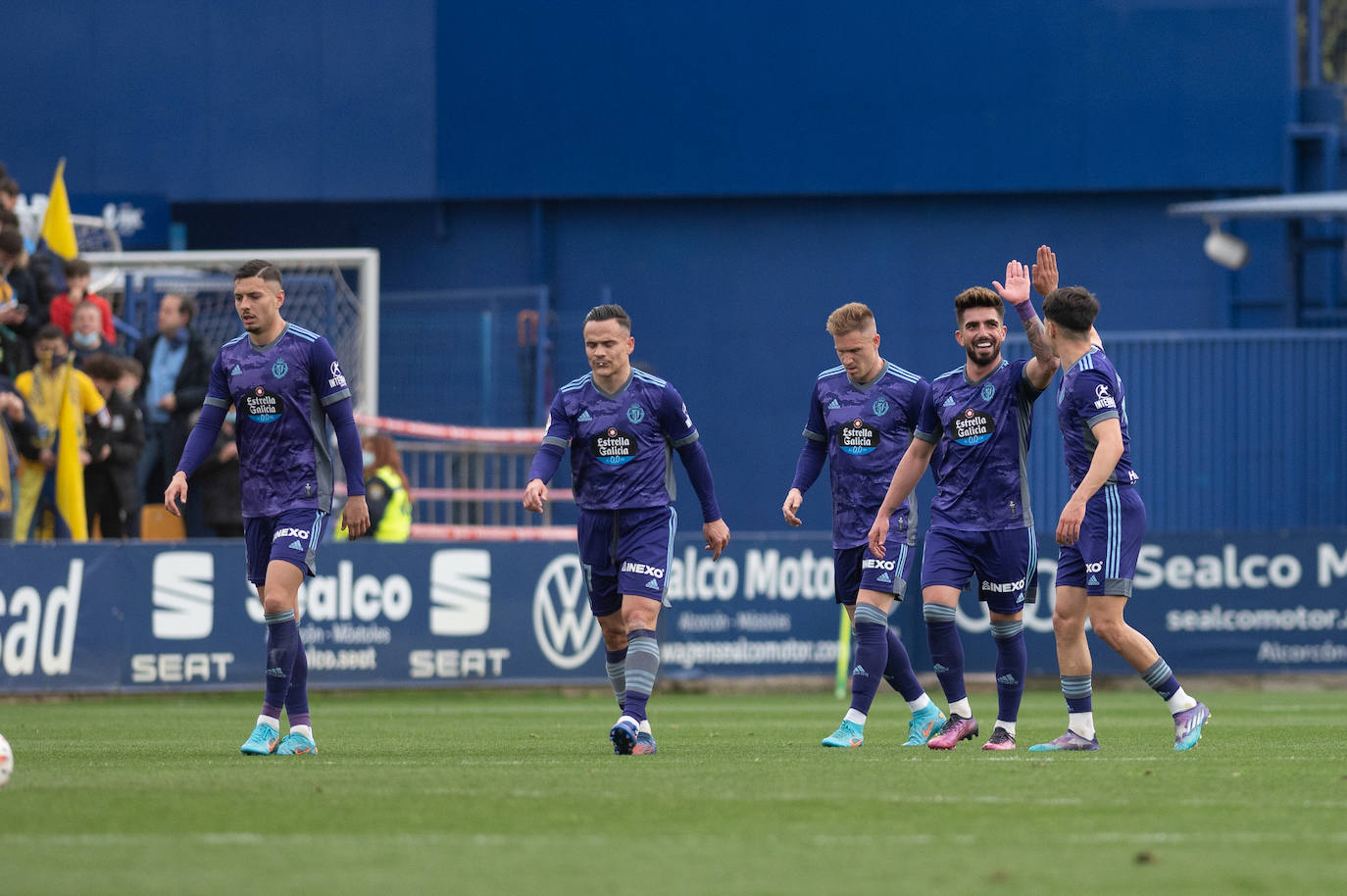 Partido del Real Valladolid en Alcorcón.