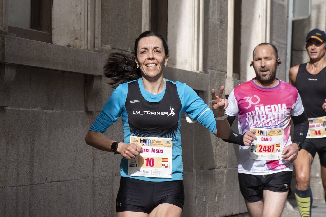 Un momento de la carrera. 