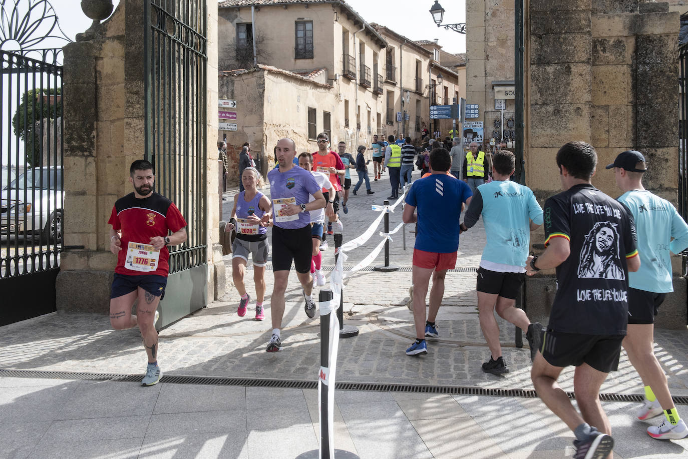 Un momento de la carrera. 