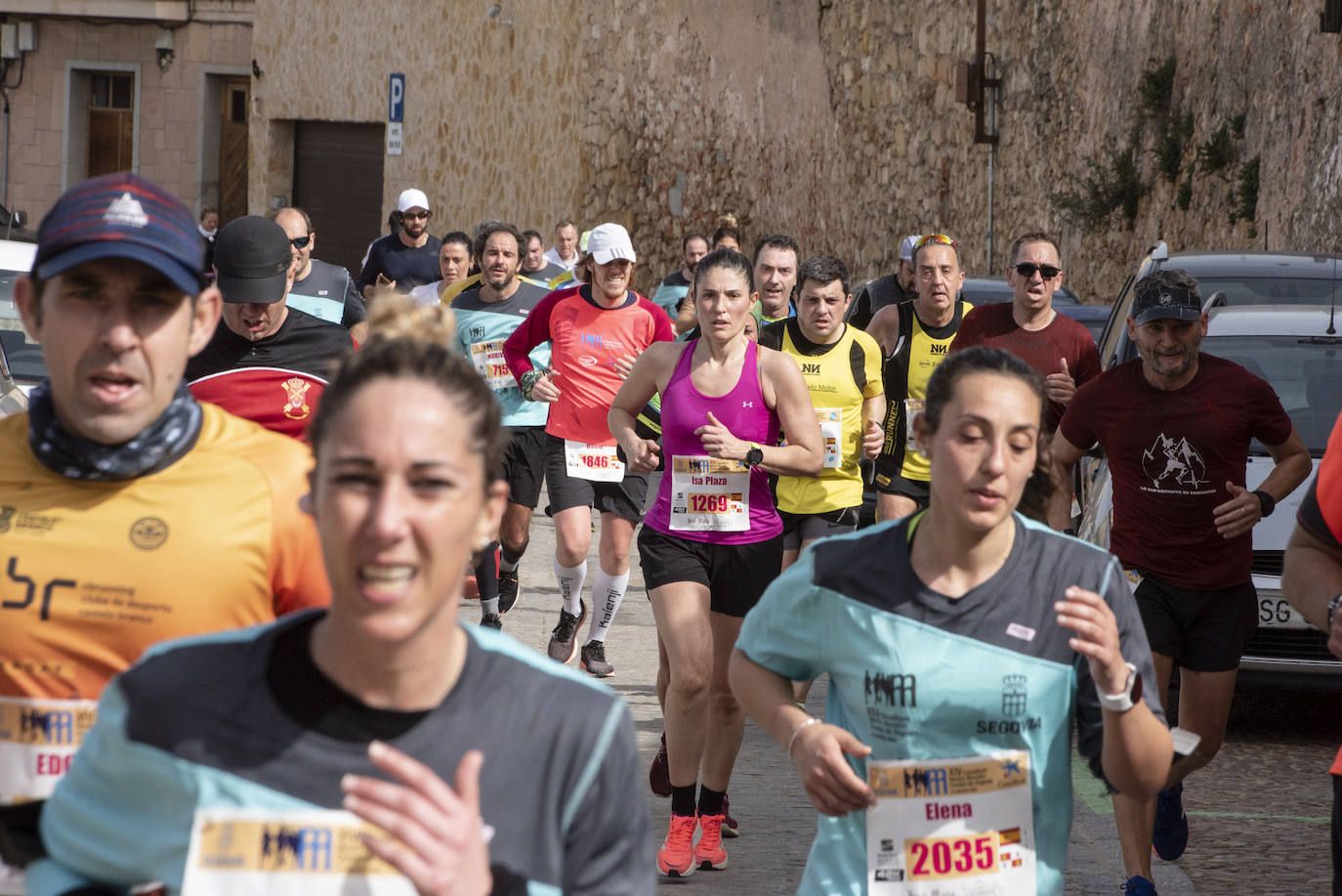 Un momento de la carrera. 