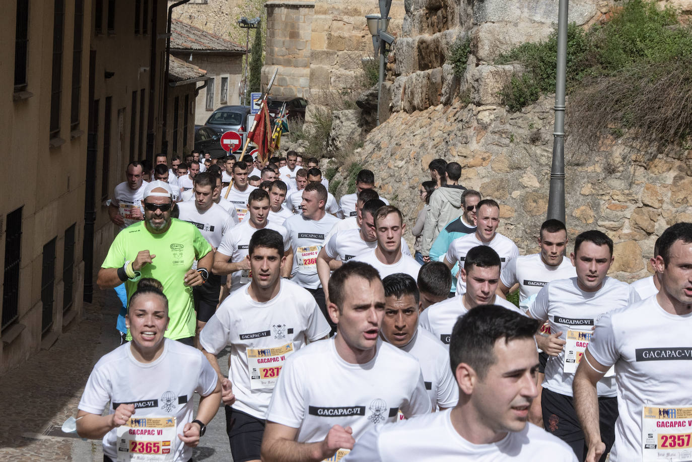 Un momento de la carrera. 