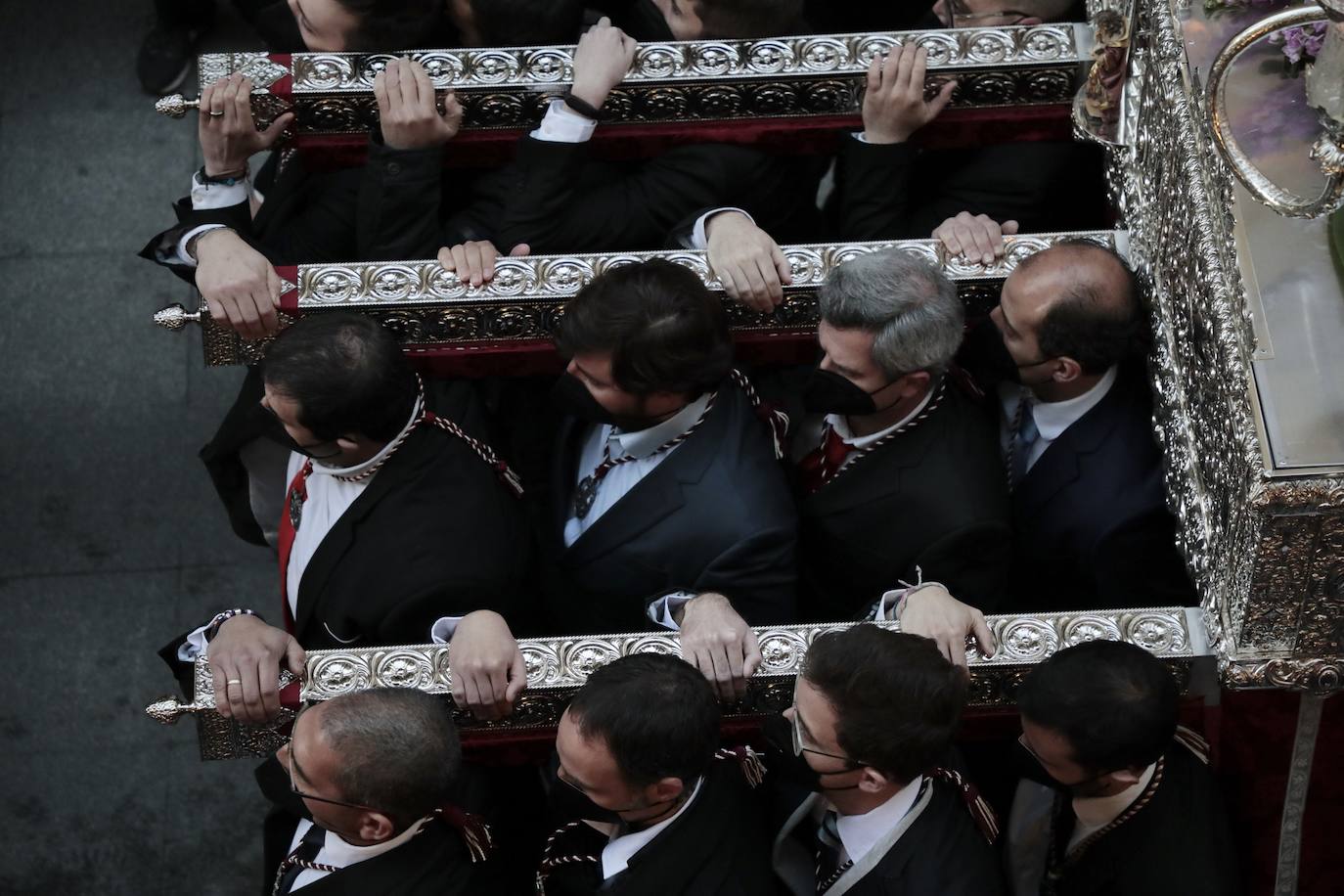 Fotos: Procesión extraordinaria por los 75 años de la sede de la Cofradía del Santísimo Cristo Despojado, Cristo Camino del Calvario y Nuestra Señora de la Amargura