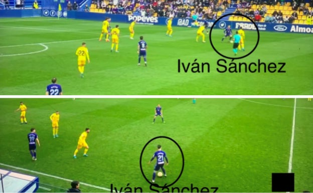 Iván Sánchez se mostró participativo por todo el frente de ataque.