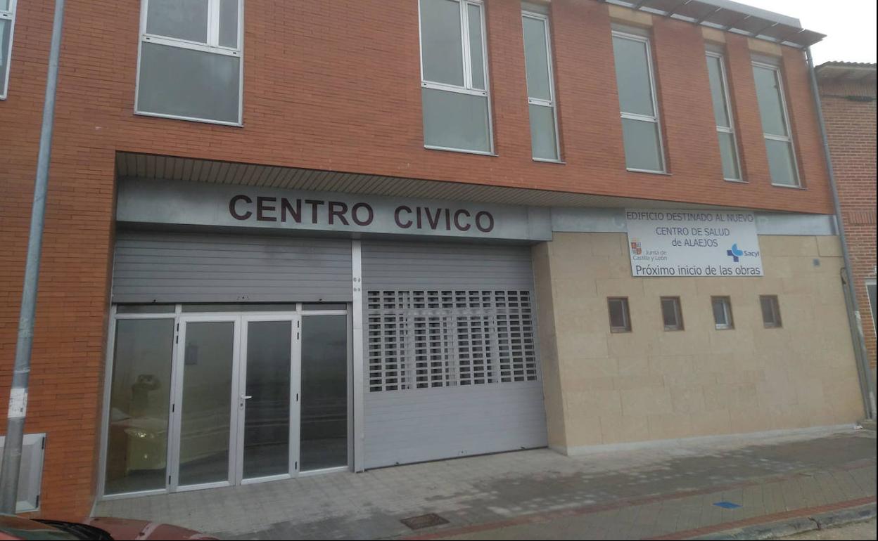 Fachada del nuevo centro de salud de Alaejos. 