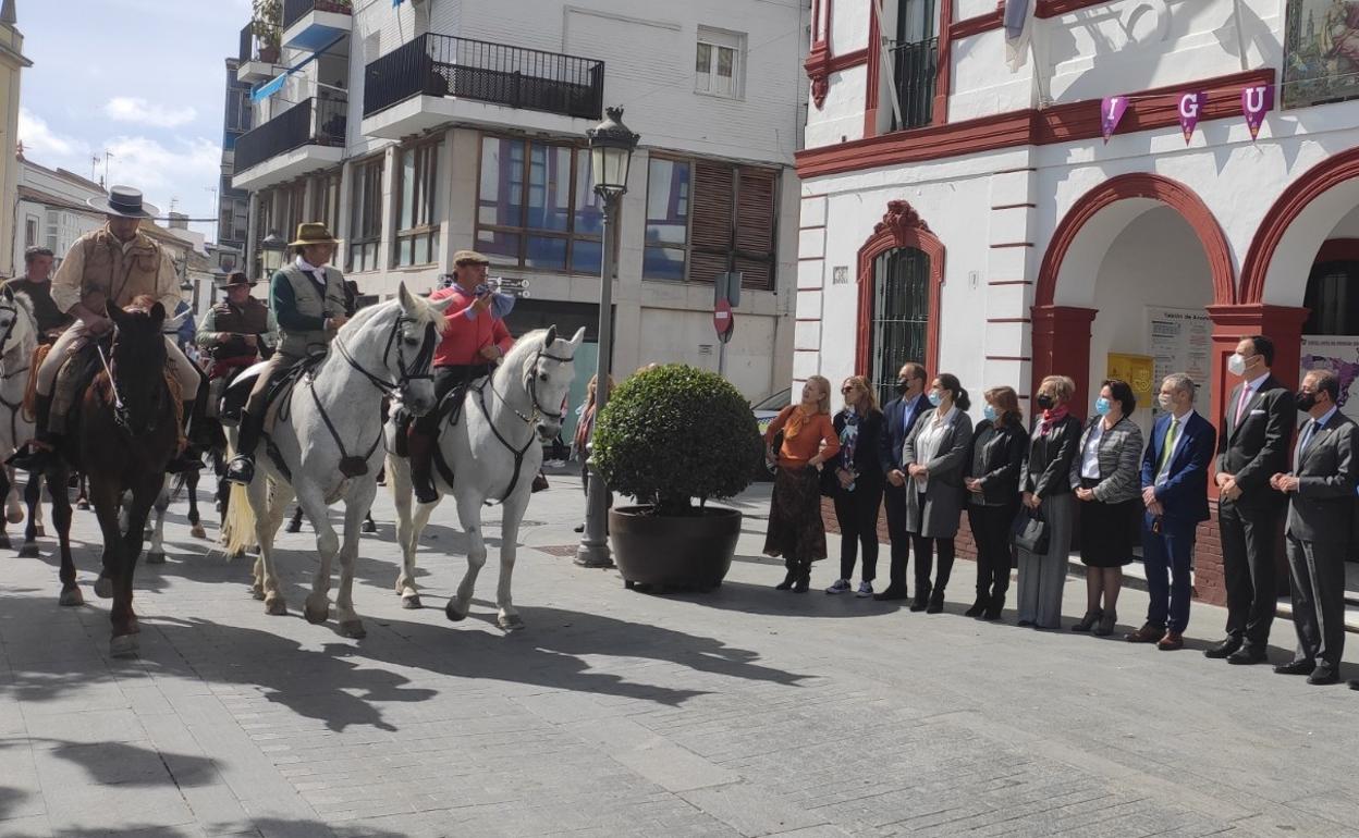 Imagen de la etapa inicial de la ruta ecuestre.