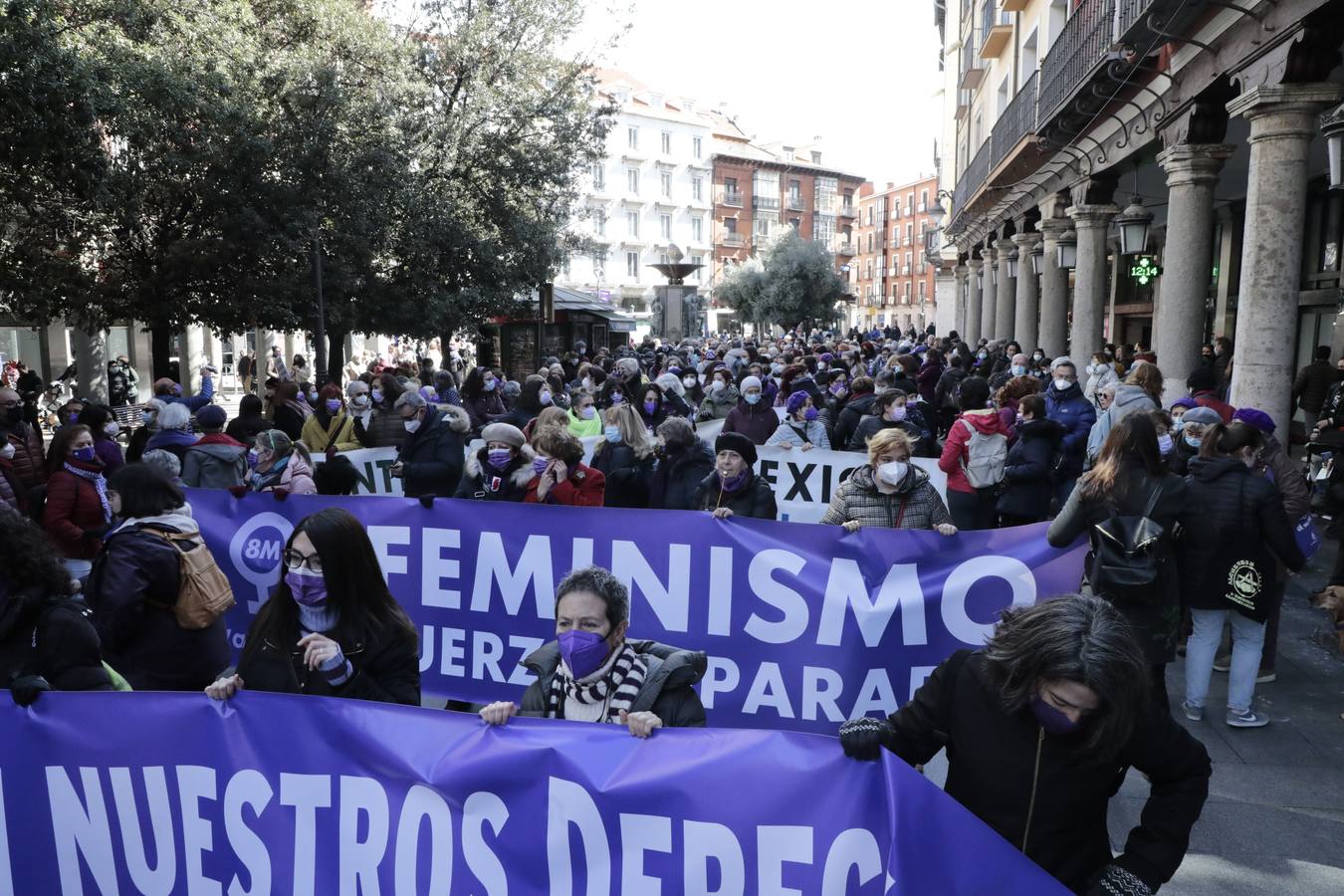 Fotos: Manifestación feminista en Valladolid