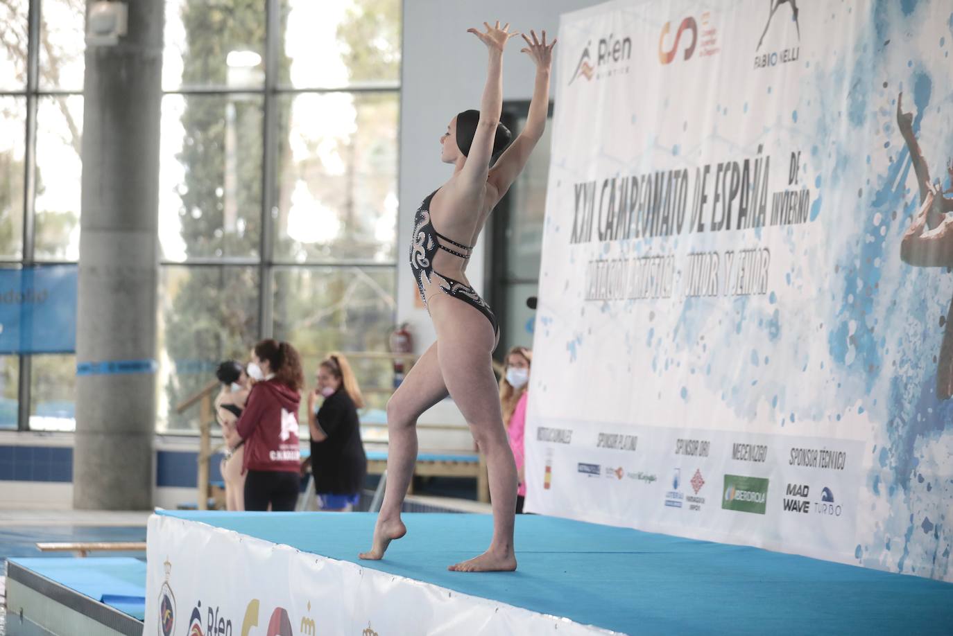 XXII Campeonatos de España de natación artística en la piscina municipal de Parquesol. 