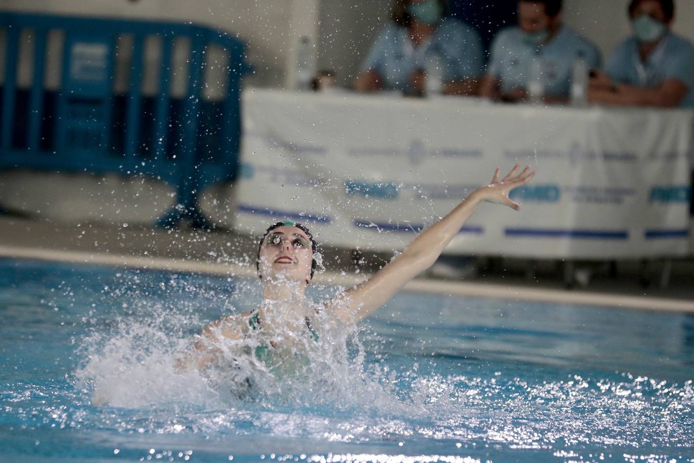 XXII Campeonatos de España de natación artística en la piscina municipal de Parquesol. 