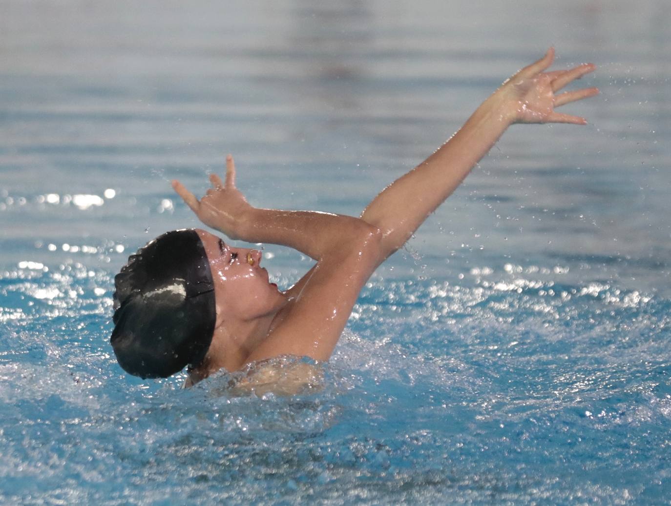 XXII Campeonatos de España de natación artística en la piscina municipal de Parquesol. 