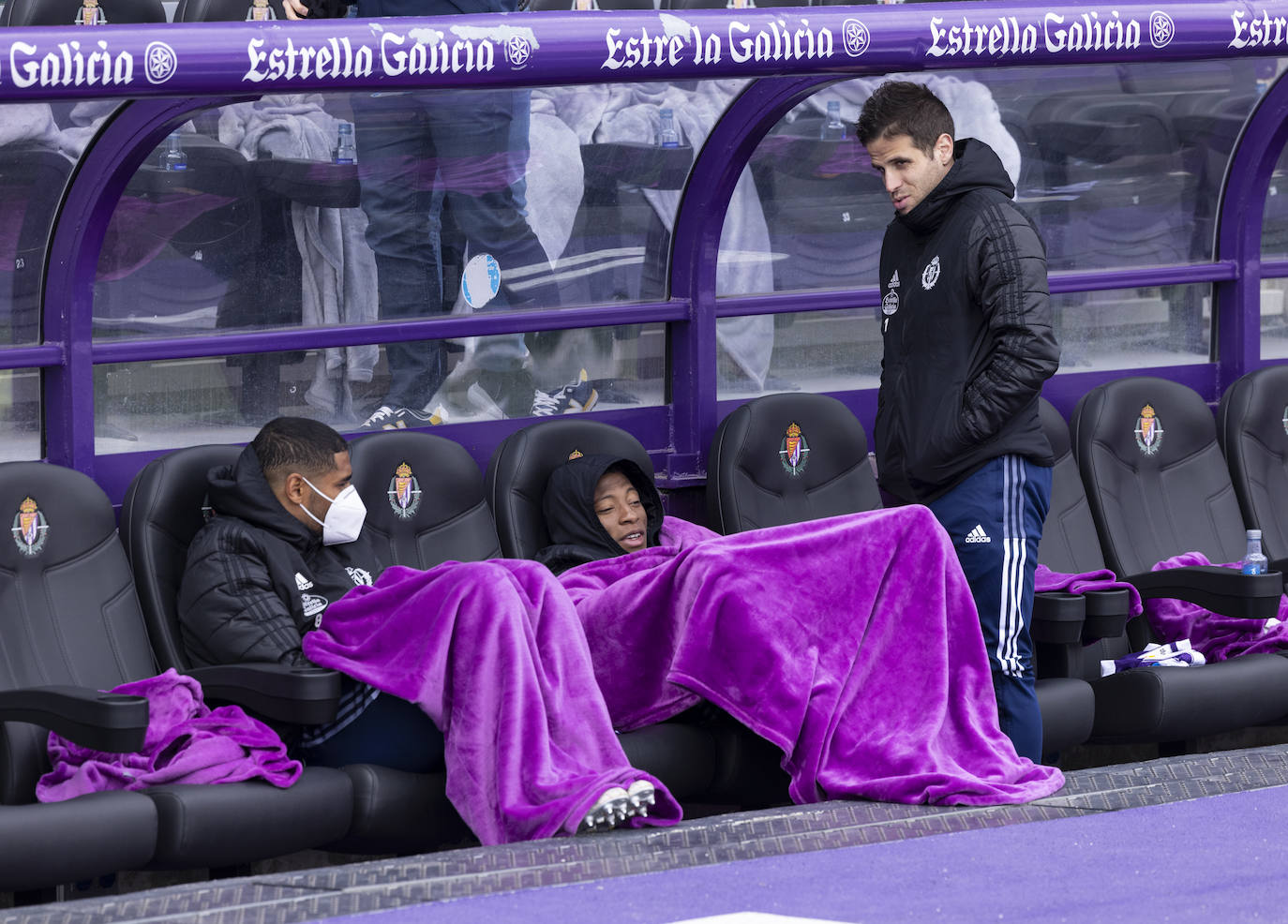 Partido entre el Real Valladolid y el Lugo, este sábado en Zorrilla. 
