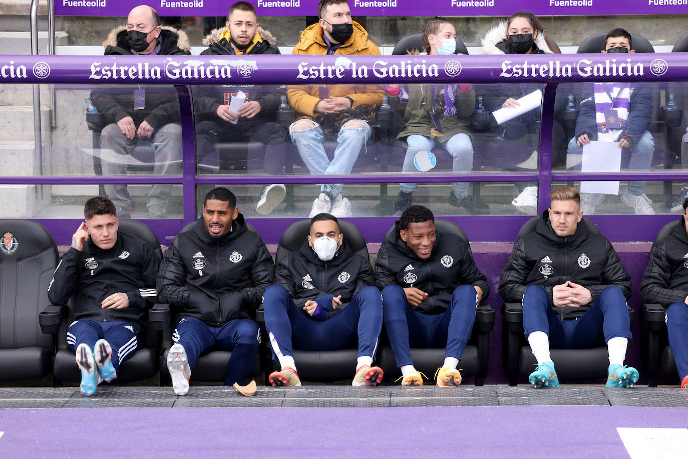 Partido entre el Real Valladolid y el Lugo, este sábado en Zorrilla. 