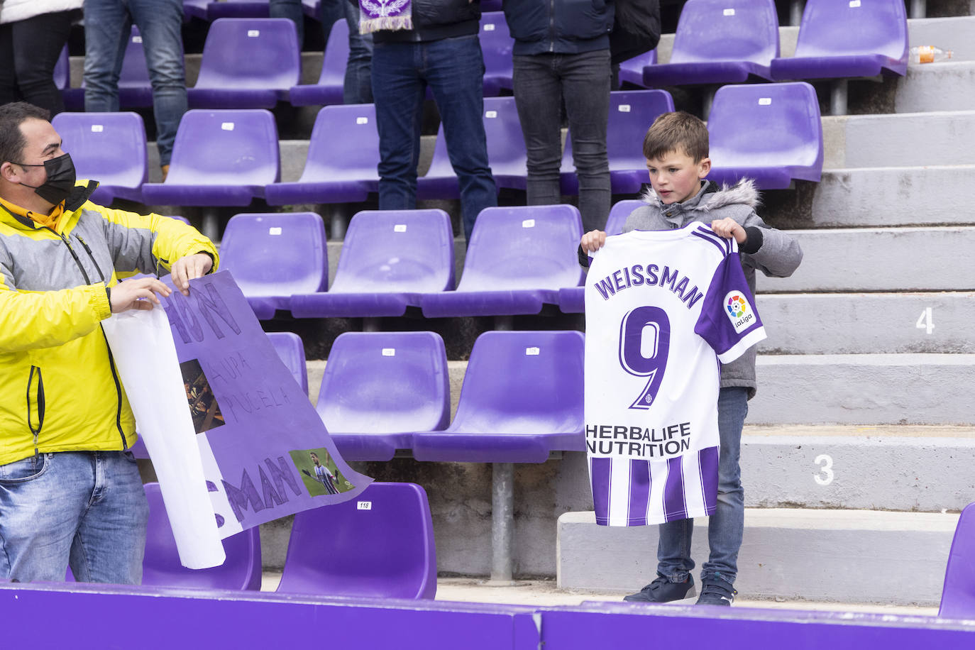 Partido entre el Real Valladolid y el Lugo, este sábado en Zorrilla. 
