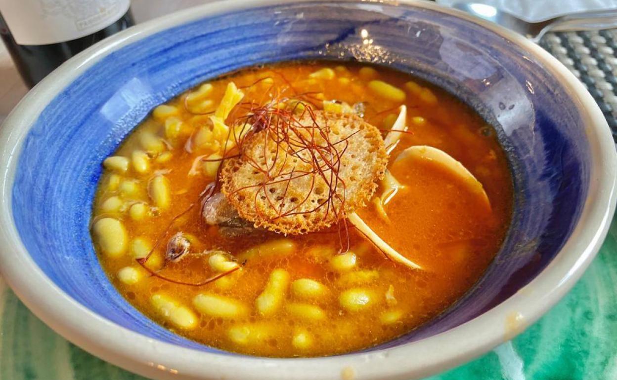 Plato de verdinas preprado por Yolanda Martín, que está entre los 20 finalistas. 