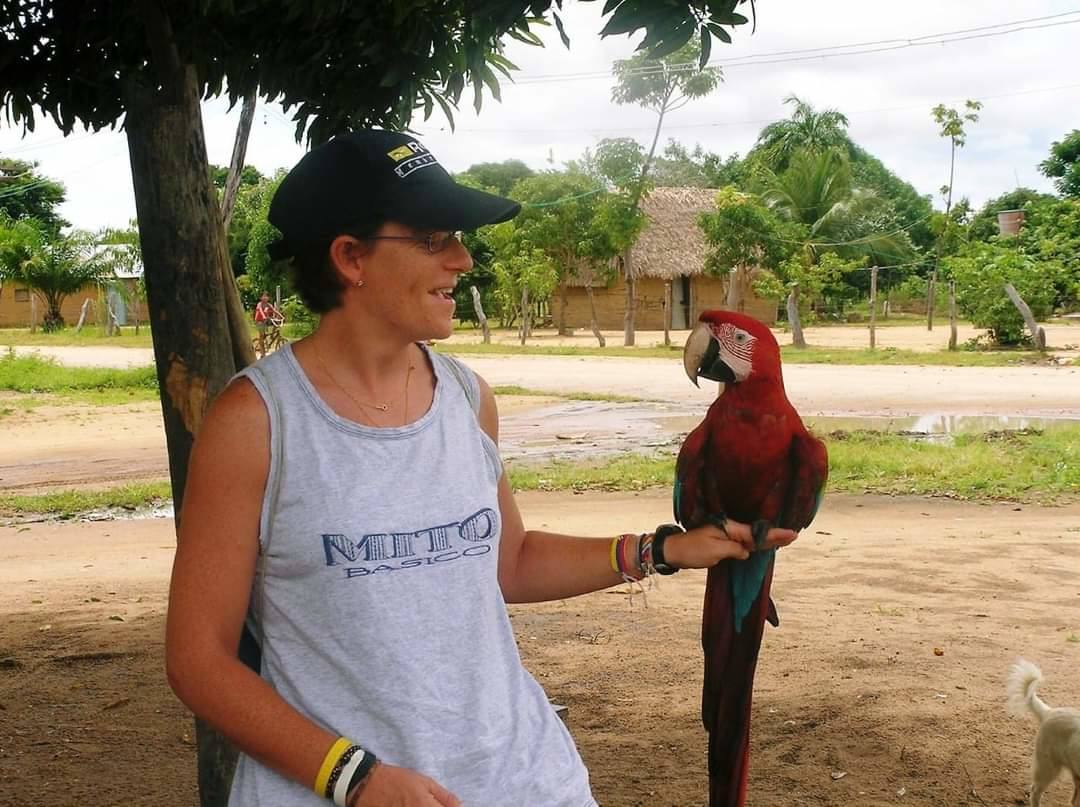 Raquel García, en Morichalito (Venezuela), en una foto que la Asociación de la Prensa Deportiva ha difundido en las redes sociales. 