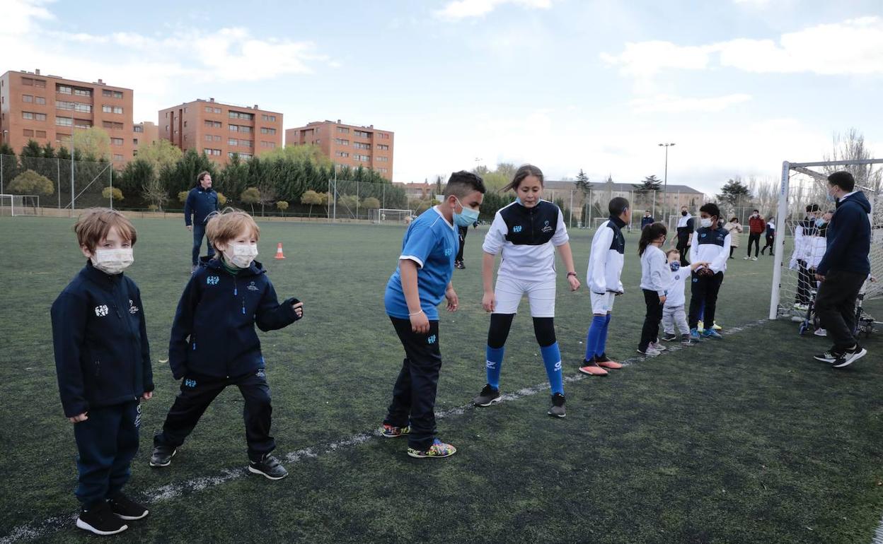 Actividad de la Fundación con niños en Valladolid. 