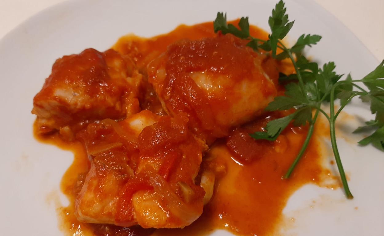 Receta de merluza en salsa