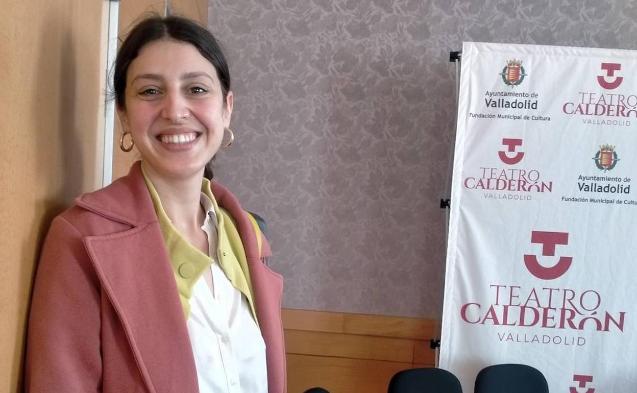 Raquel Varela, en el Teatro Calderón. 