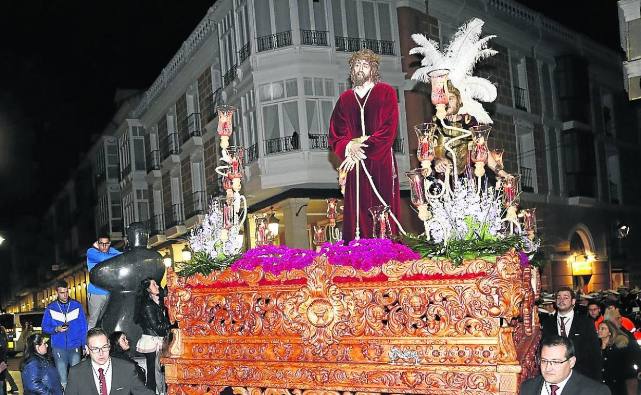 Procesión de la Sentencia por la Calle Mayor.