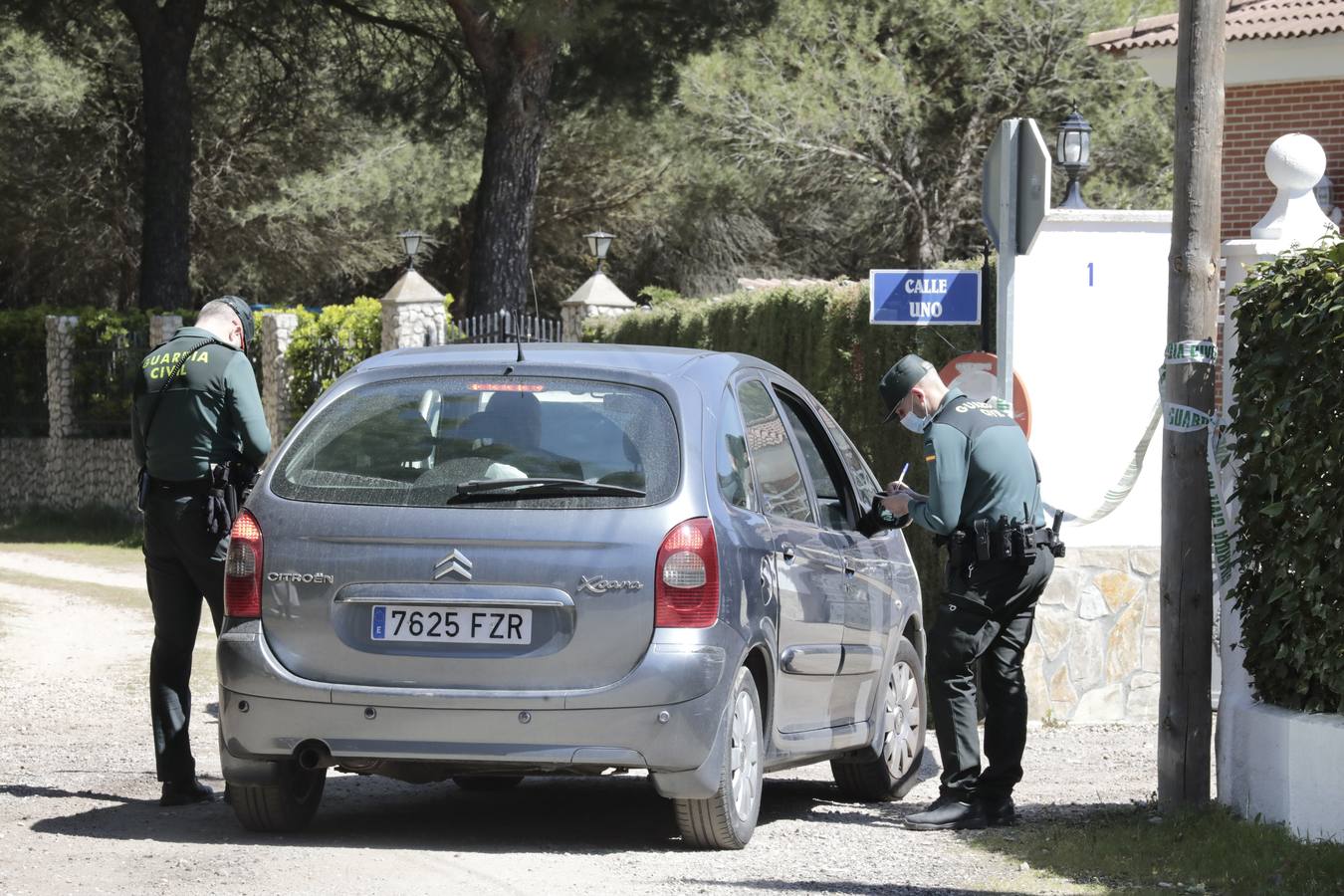El registro en la vivienda se ha desarrollado durante toda la jornada del sábado. 