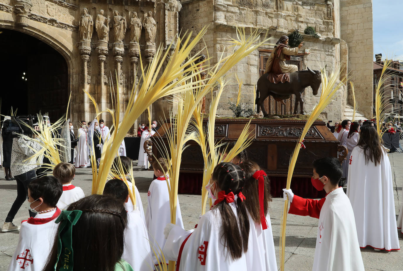 Fotos: Procesión de la Borriquilla en Palencia