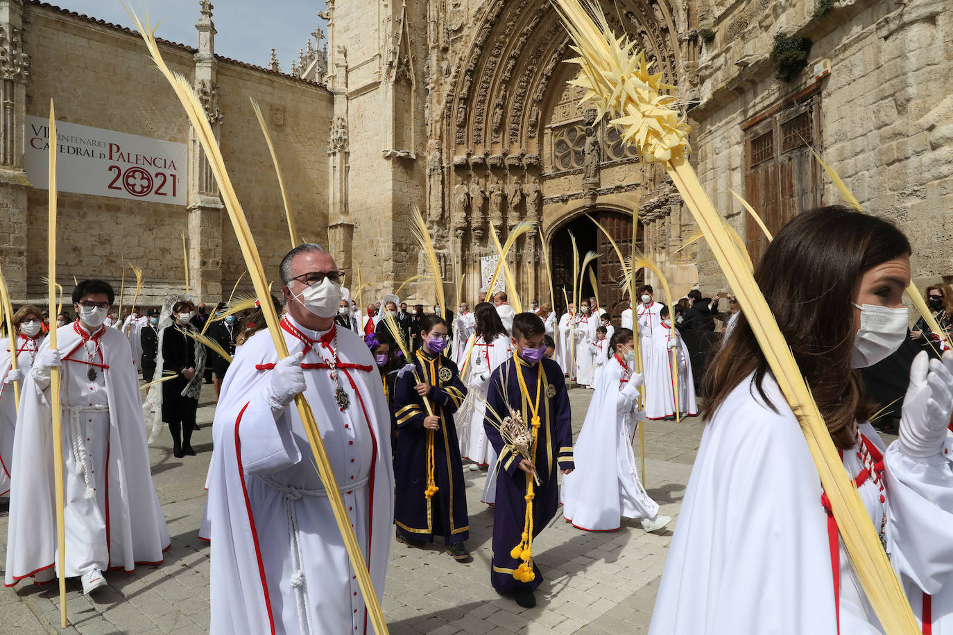 Fotos: Procesión de la Borriquilla en Palencia