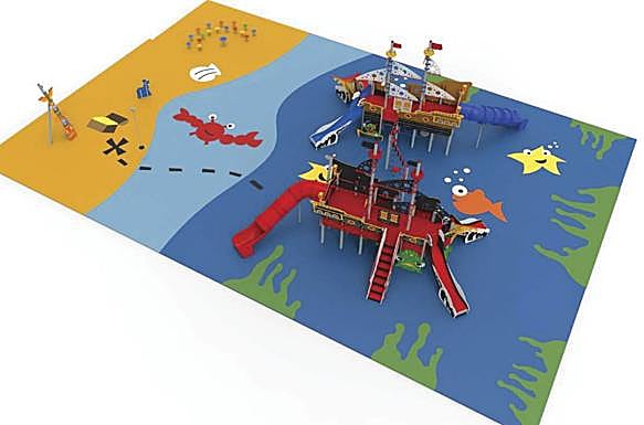 Imagen virtual de cómo será el parque.