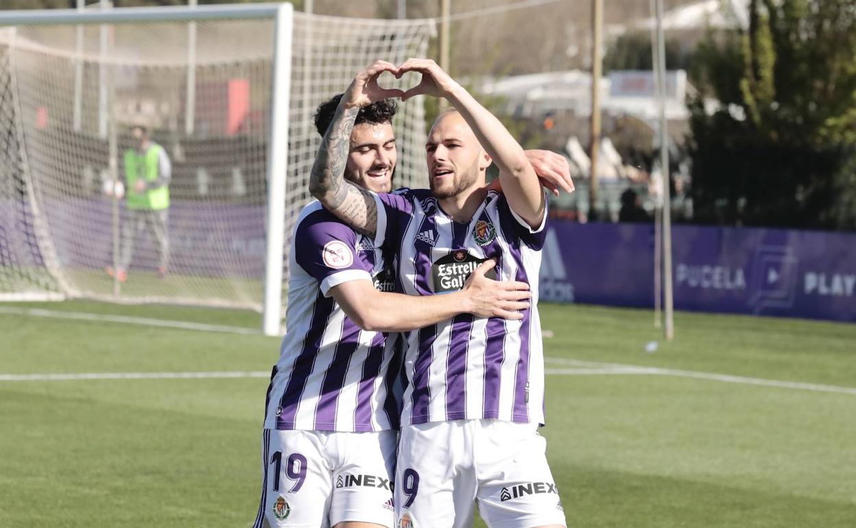 Sergio Benito celebra el 1-0